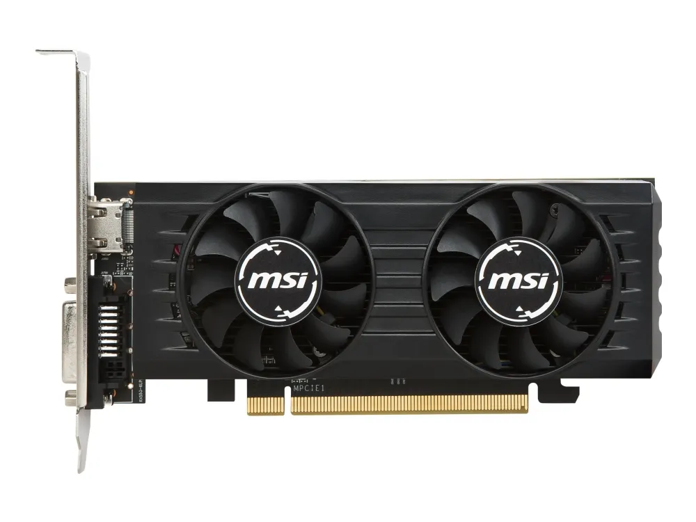 MSI RX 550 4GT LP OC - Grafikkort - Radeon RX 550 - 4 GB GDDR5 - PCIe 3.0 x8 lavprofil - DVI, HDMI