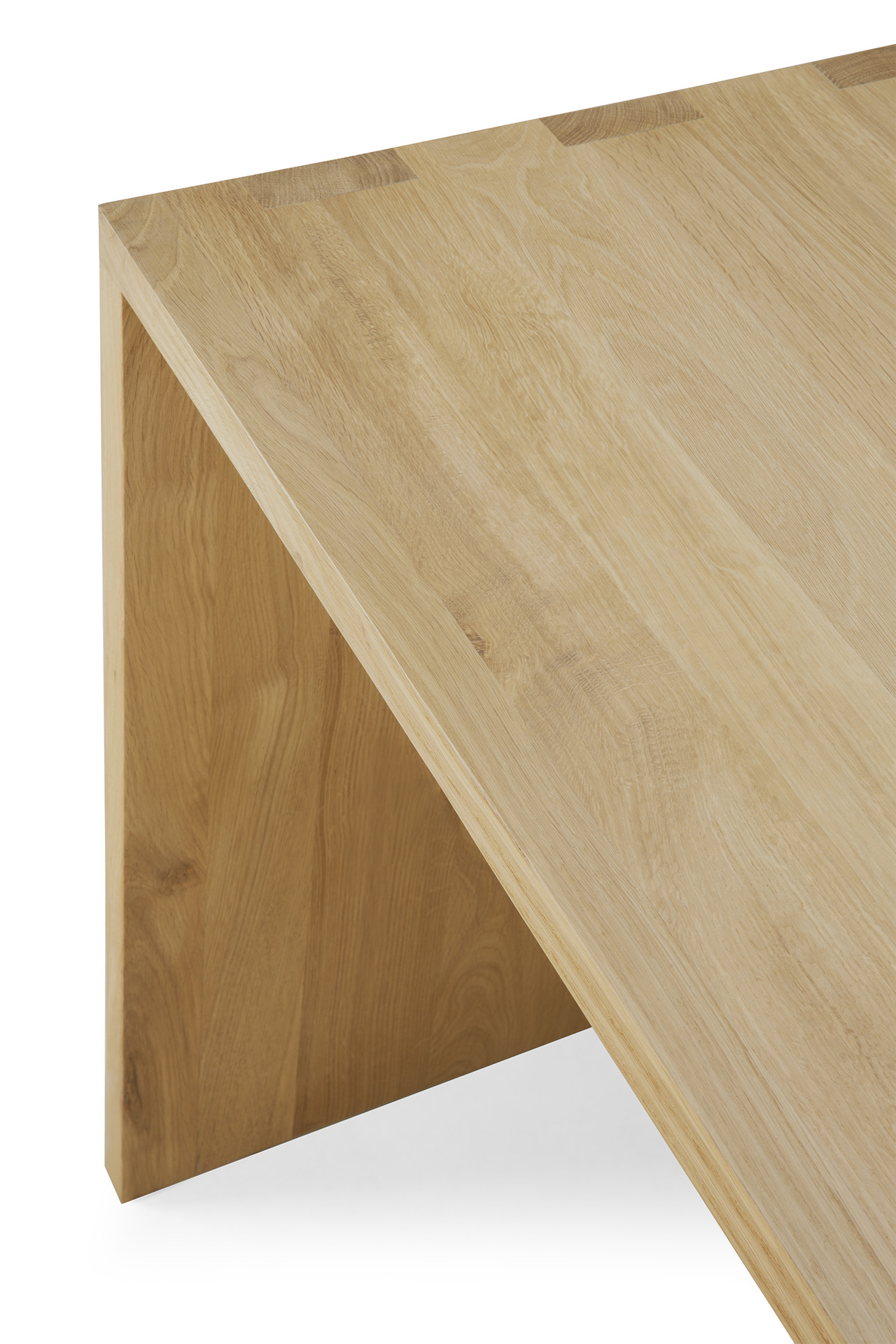 U desk - 140x70 - eiken