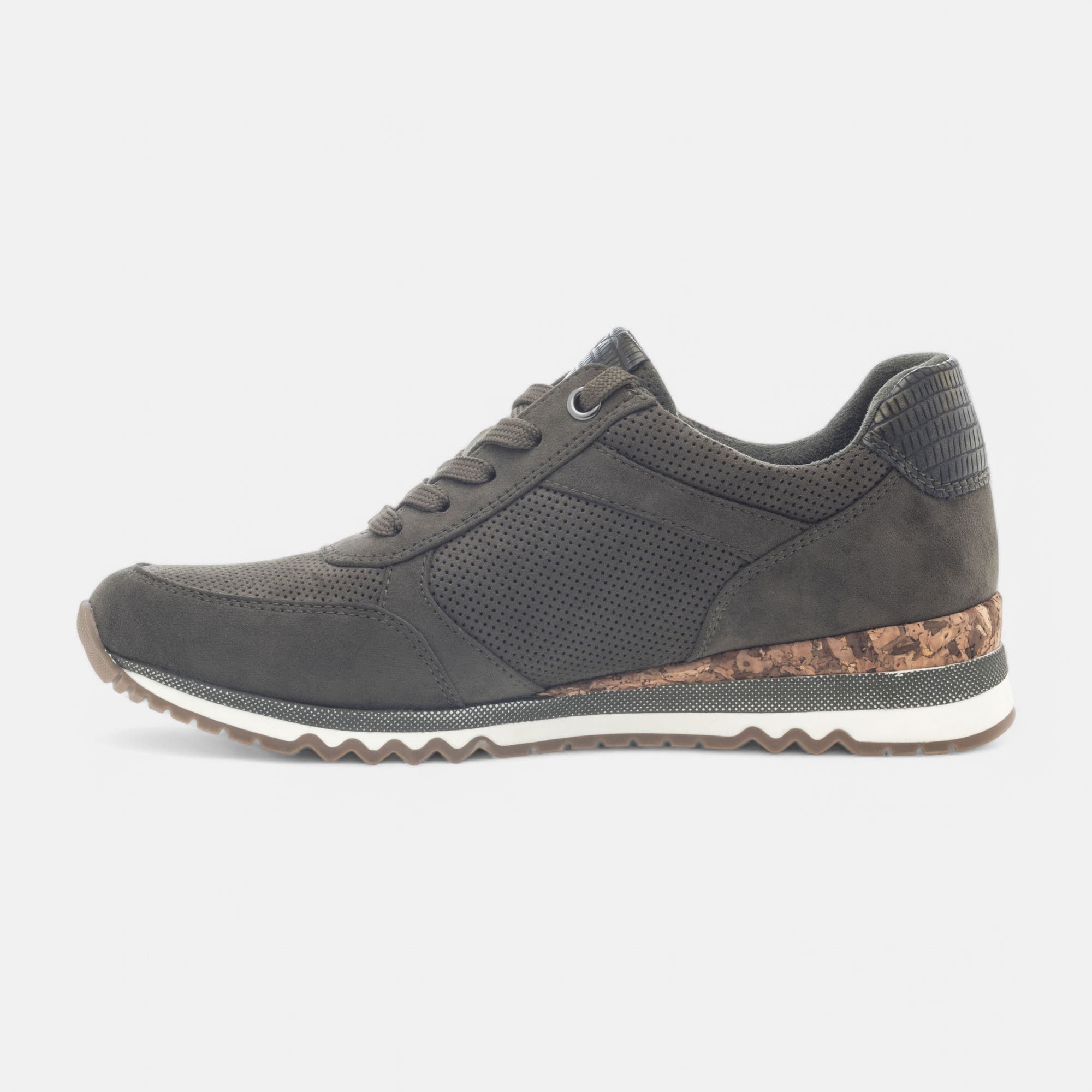 Baskets basses Femme kaki