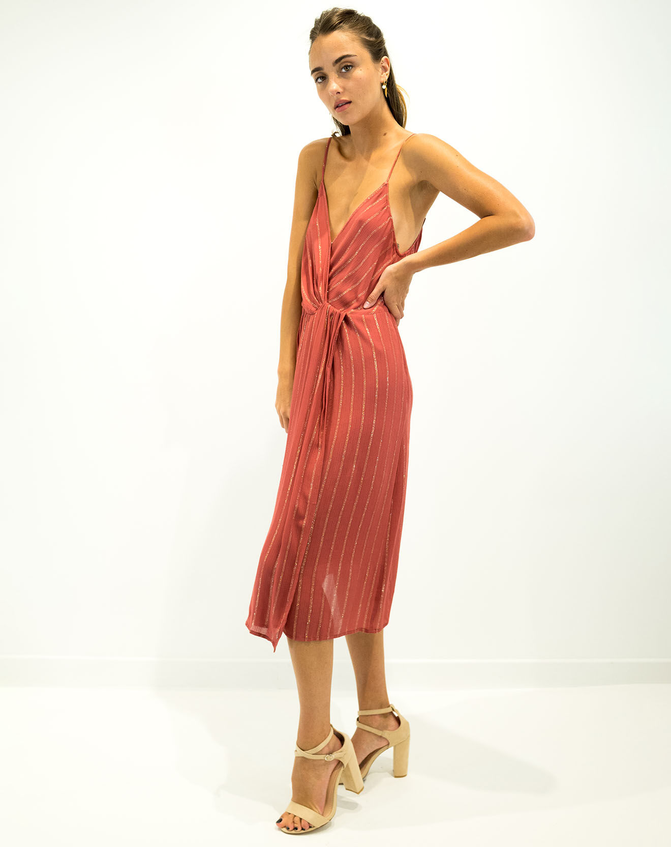 See u Soon Robe Alia rouge brique