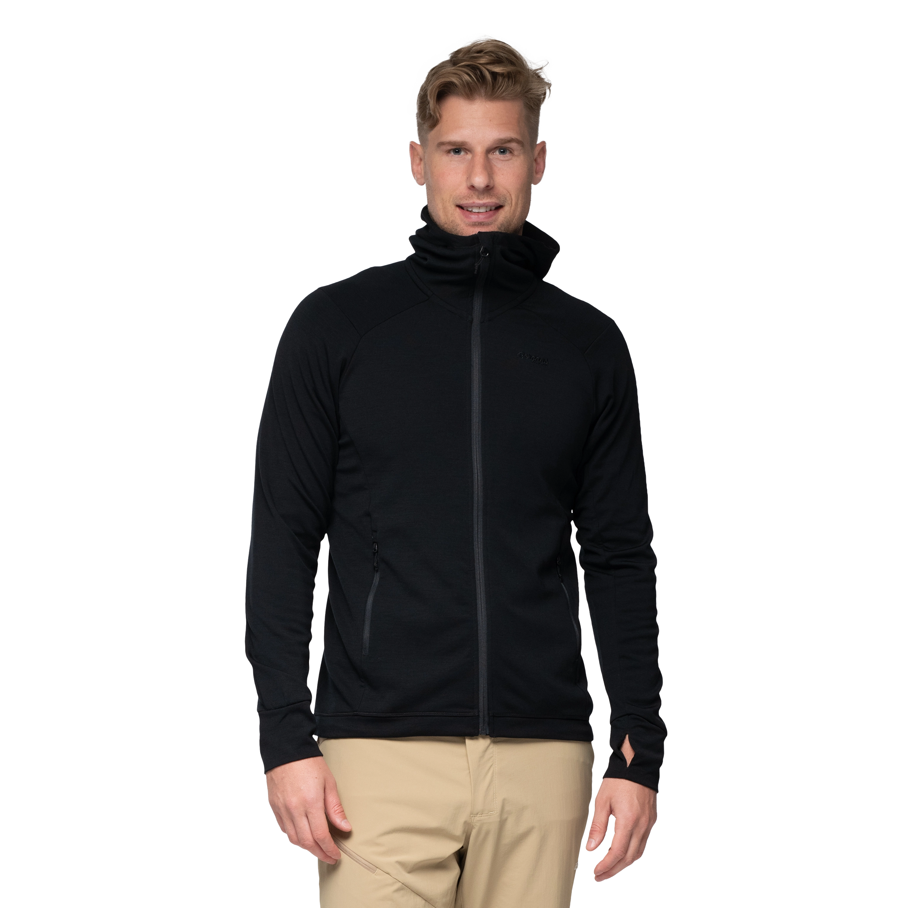 Ulstein Wool Hood Jacket Black
