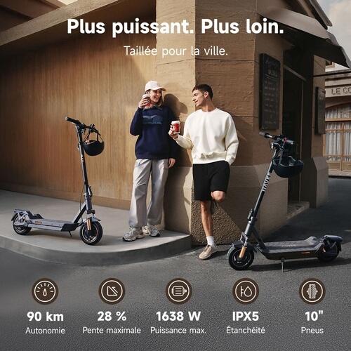 Trottinette électrique Navee GT5 Max 700 W Noir