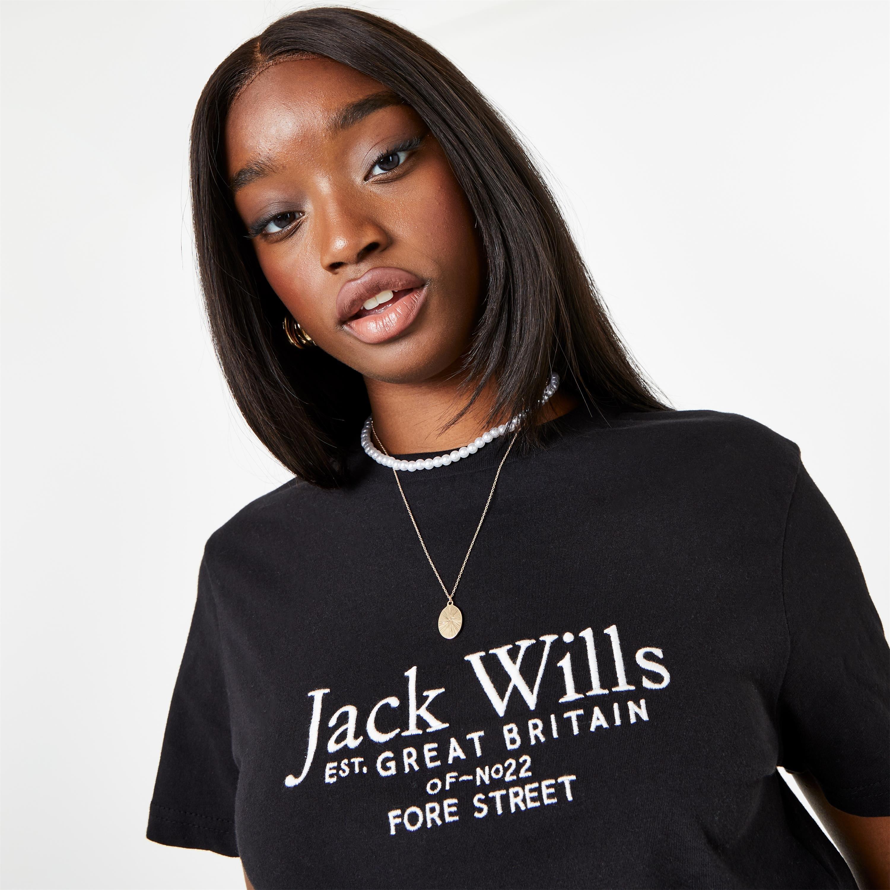 Jack Wills Eccleston Crop T Shirt