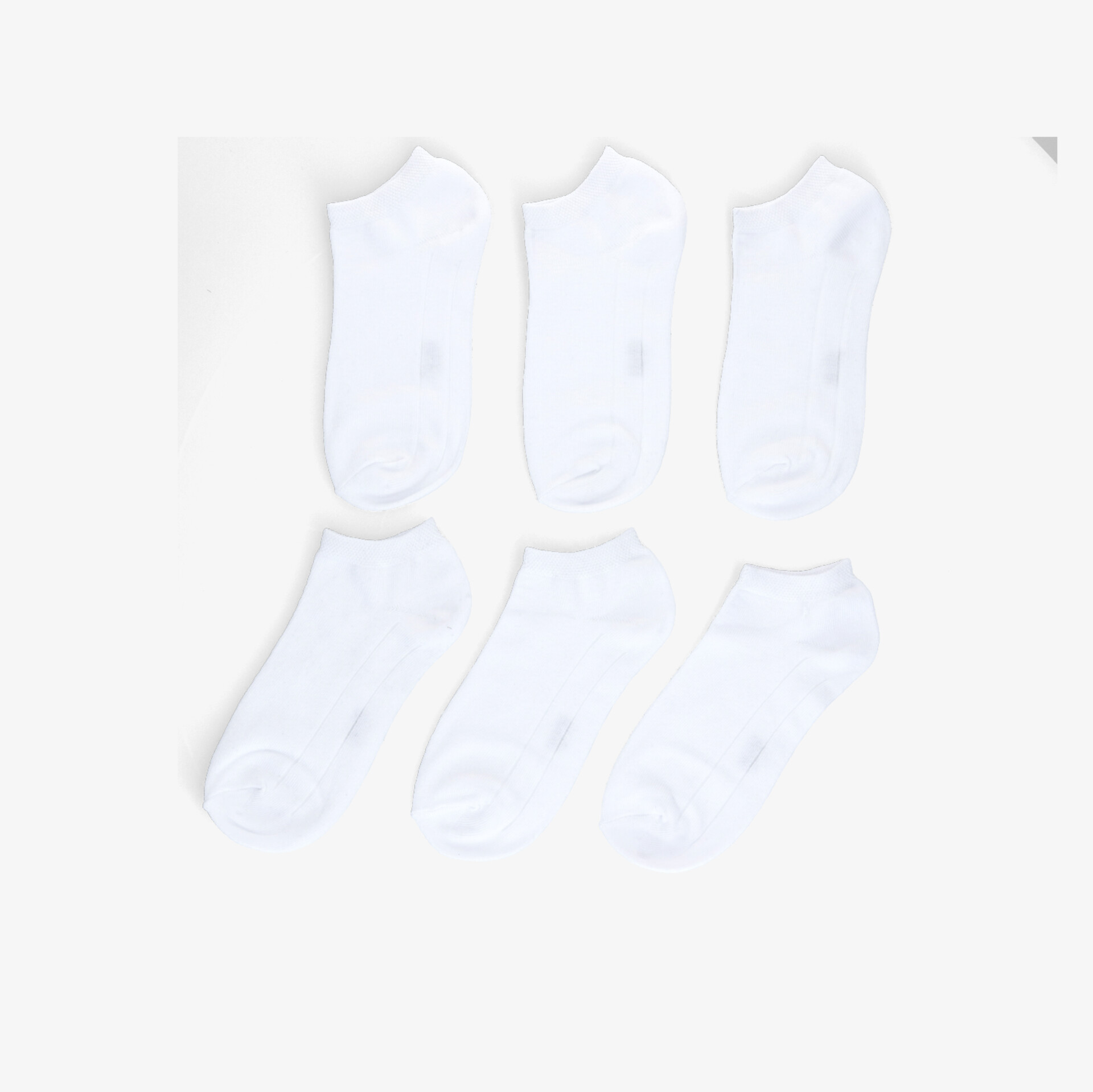 XSRY Unisex Sneakersocken weiß