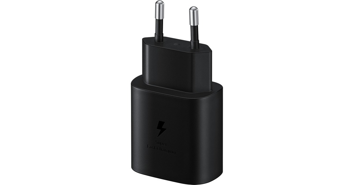 SAMSUNG25W Fast Charger oplader  (Zwart, zonder kabel, Bulk)