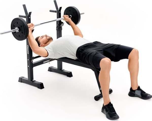 Sammenleggbar benk for vektstang Zipro Core