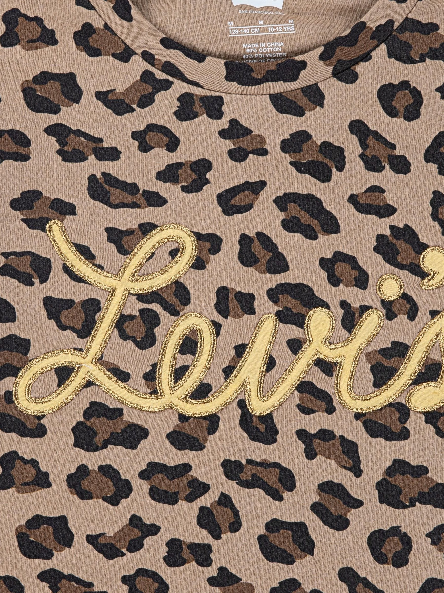 Levi's® Leopard Print Long Sleeve Top