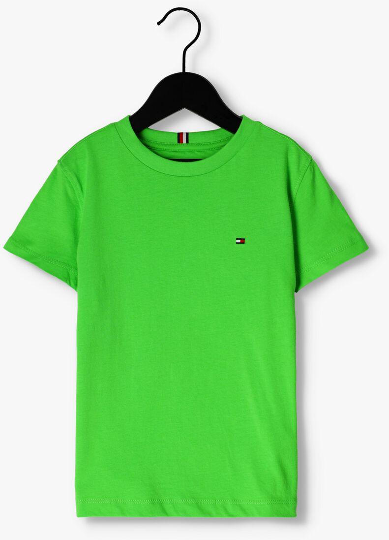 TOMMY HILFIGER groene tommy hilfiger t-shirt essential cotton tee s/s