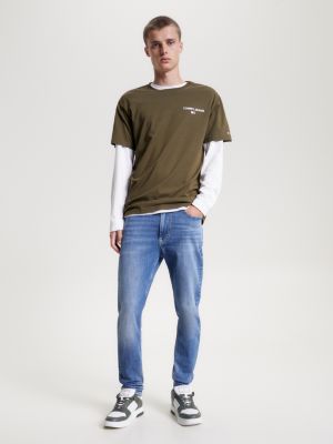 Camiseta clássica com logo nas costas