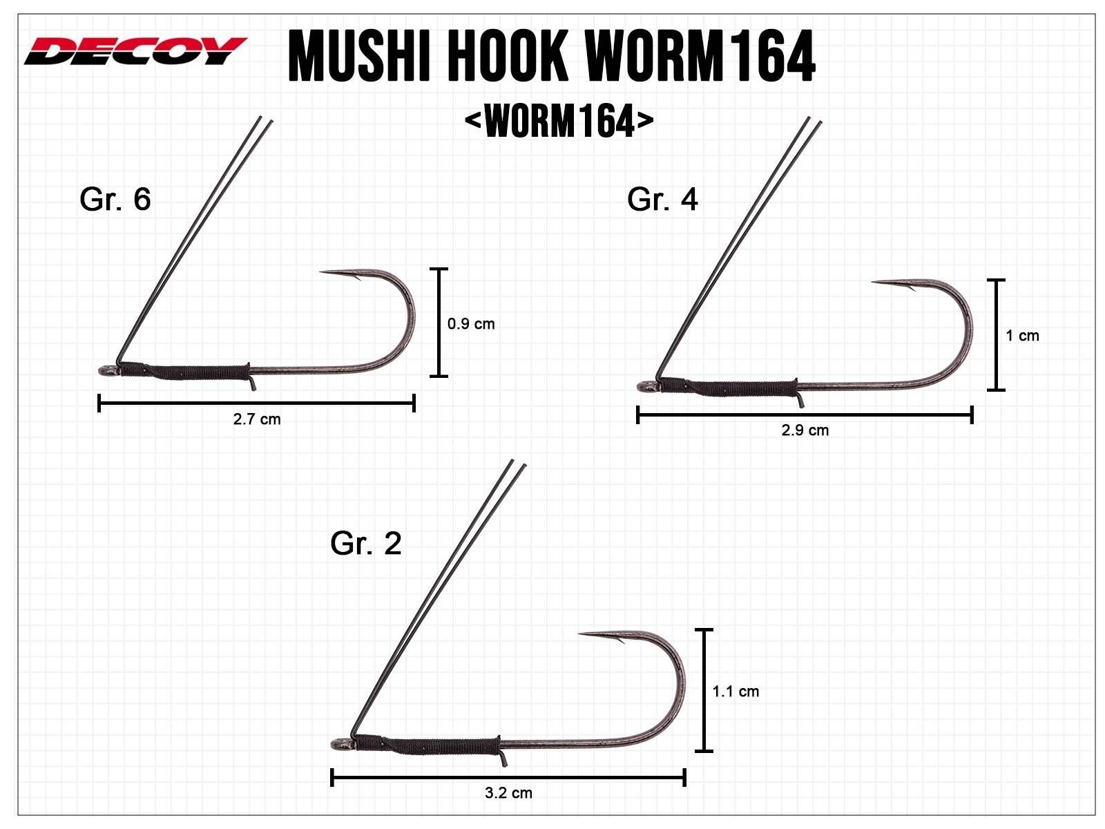 Mushi Hook Worm164 - Gr. 2