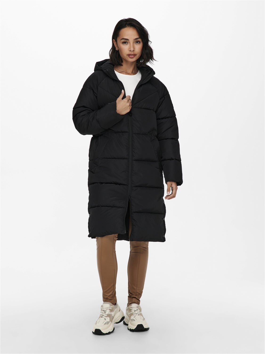 ONLAMANDA Steppmantel Black