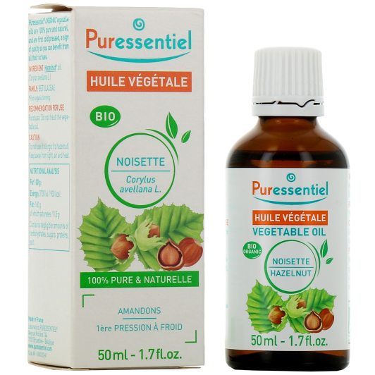 Puressentiel huile végétale noisette bio - Voie orale et cutanée