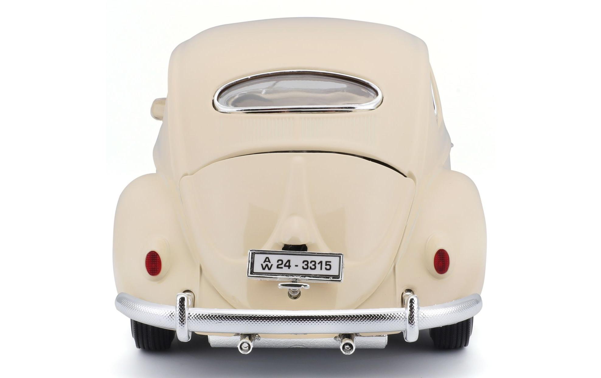 Volkswagen Käfer 1955 Beige 1:18Sammlermodell im Massstab 1:18