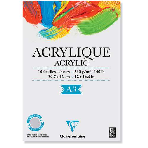 Clairefontaine Acryl Malblock