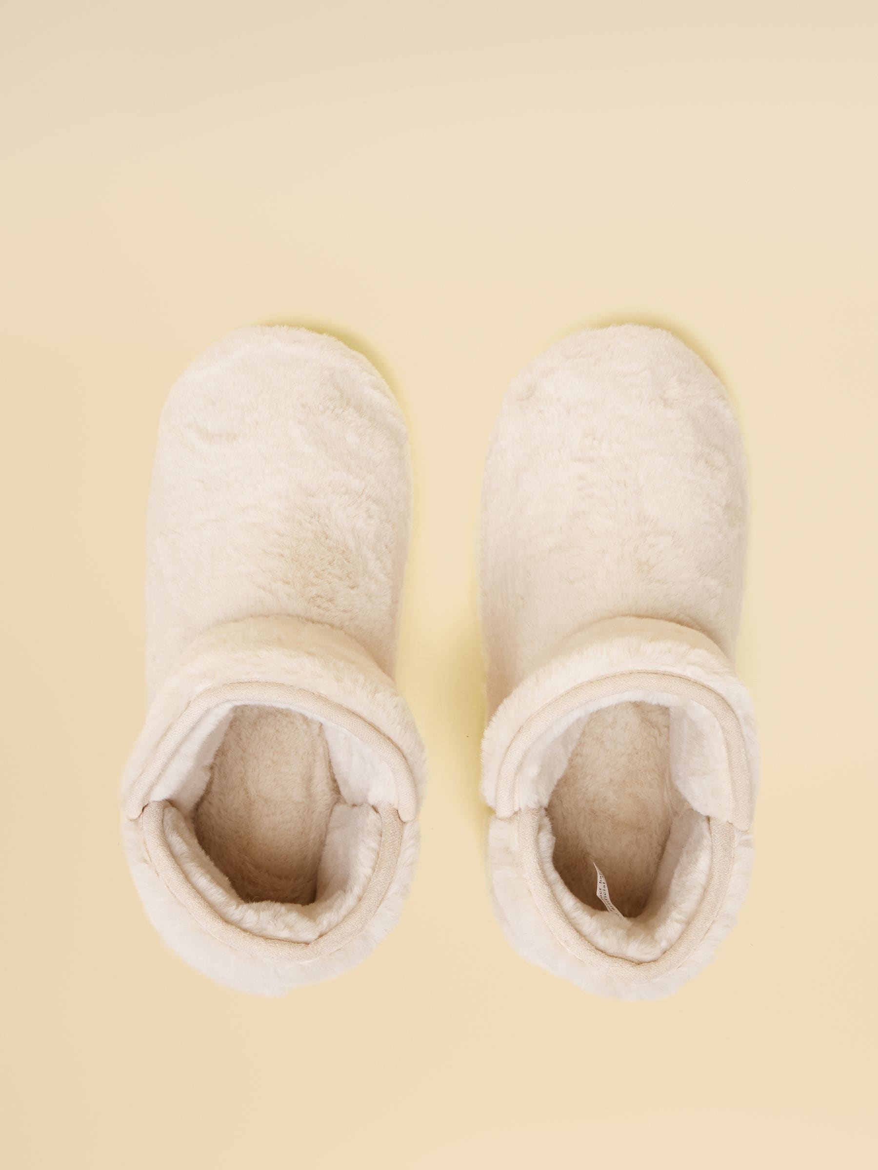 Crème - Joules Women's Cabin Luxe Faux Fur Slipper Boots