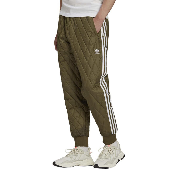 adidas adicolor classics sst quilted pants Brown