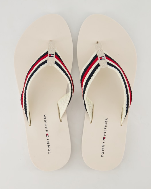 Tommy Hilfiger Comfort Sandal Pantoletten in Weiß