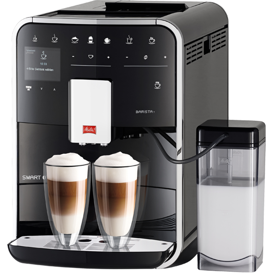 Barista T Smart®|Kaffeevollautomat Schwarz-Silber