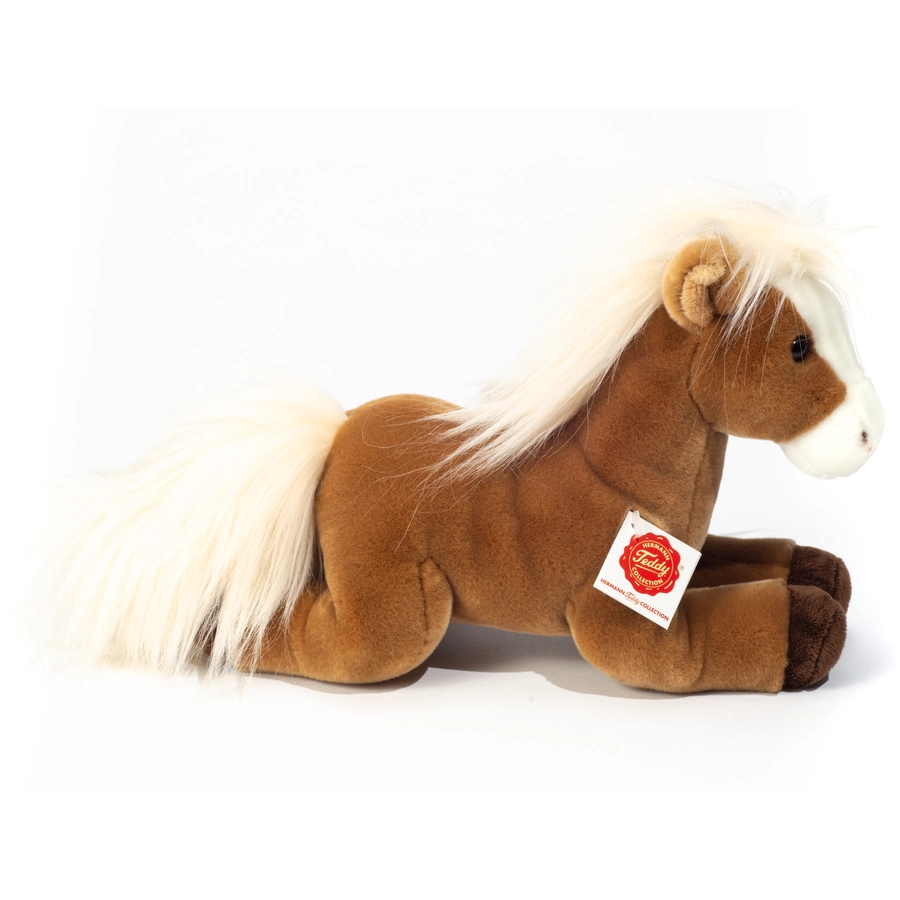 Teddy HERMANN® Pferd liegend hellbraun 30 cm