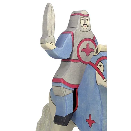Blauer Ritter, reitend (ohne Pferd)