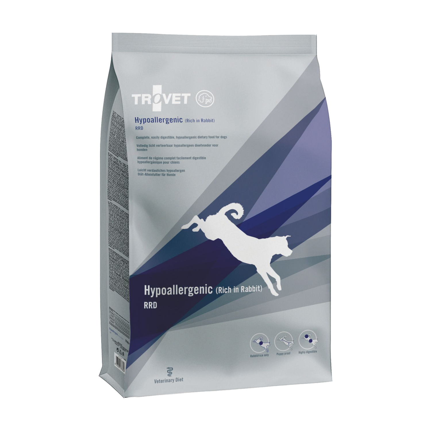TROVET Hypoallergenic RRD (Rabbit) Hond