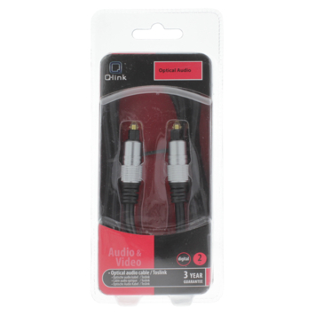 Q-Link optische kabel toslink 2 meter blauw