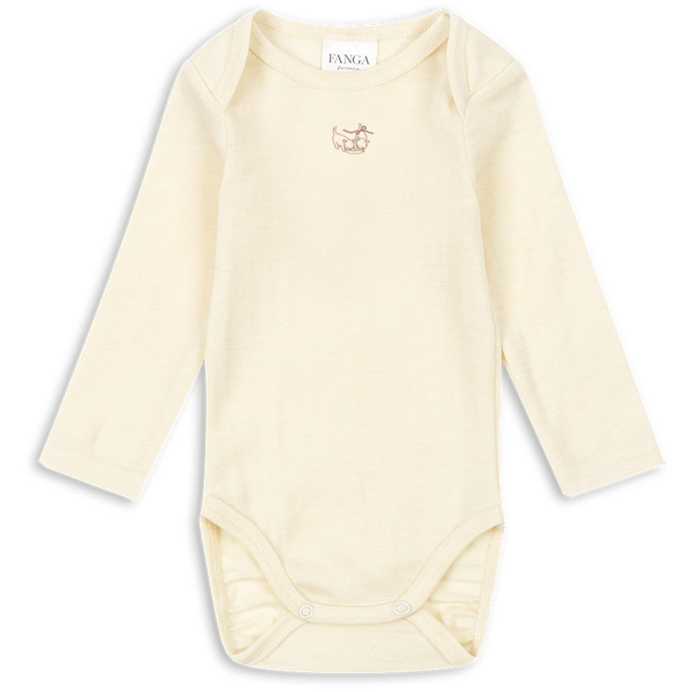 Køb Konges Sløjd Fanga Fontana Beige Melange Erba Uld Ls Body