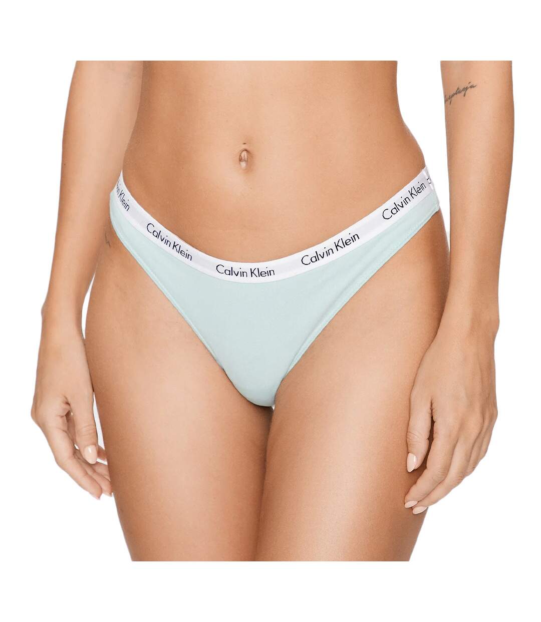String Vert d'eau Femme Calvin Klein Jeans Thong