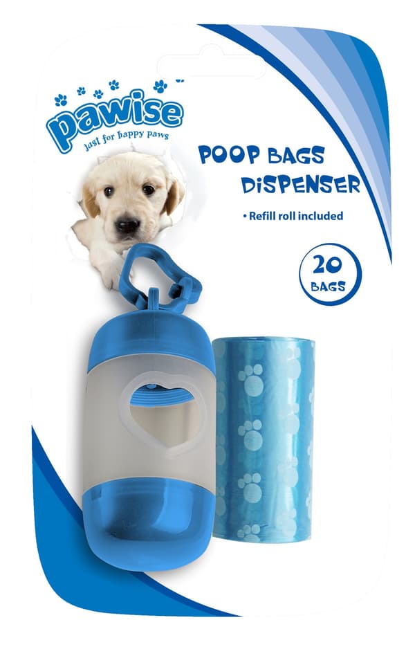Pawise Poop Bags Dispenser (inkl. 2 x 20 poser)