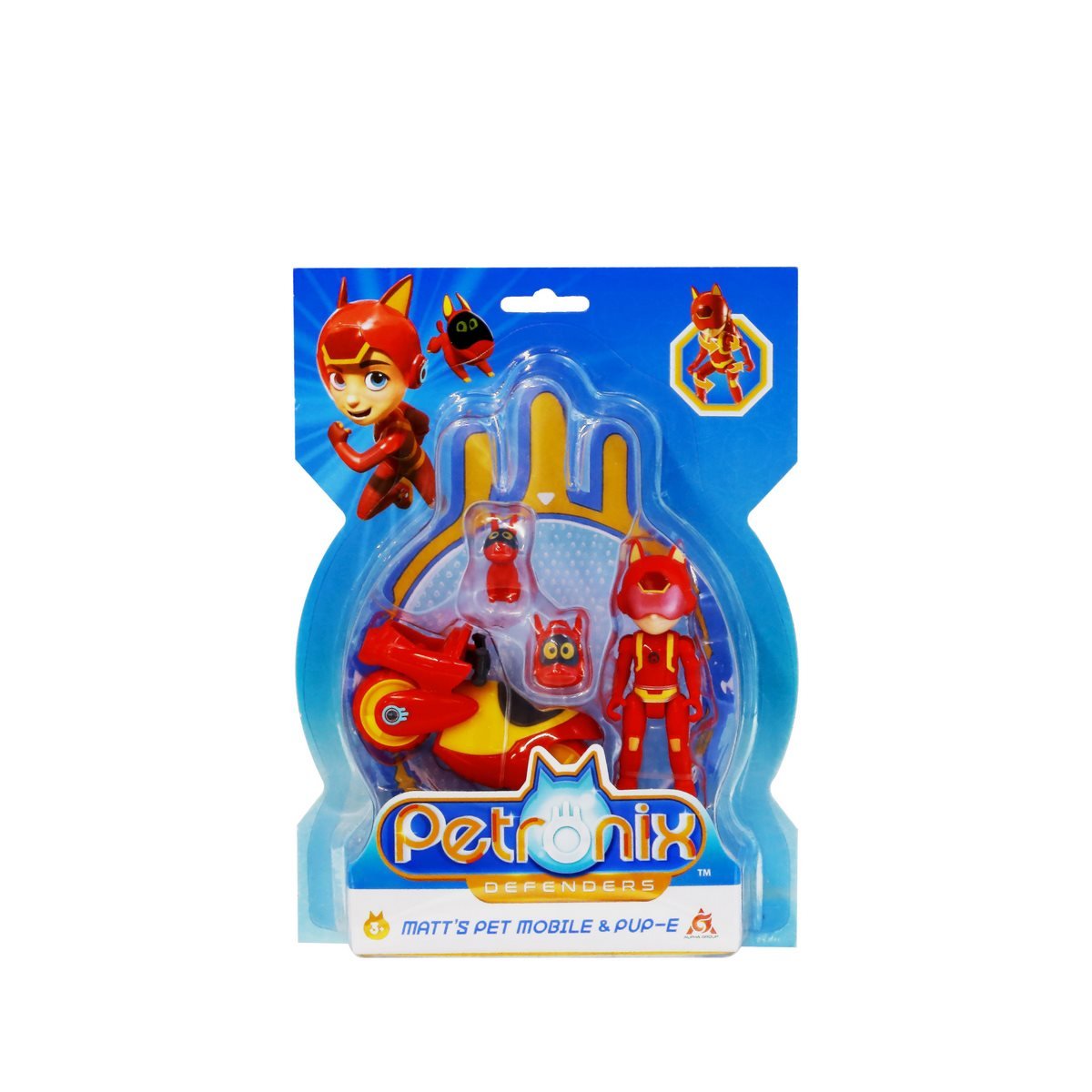Figurine Petronix & Moto Petmobile