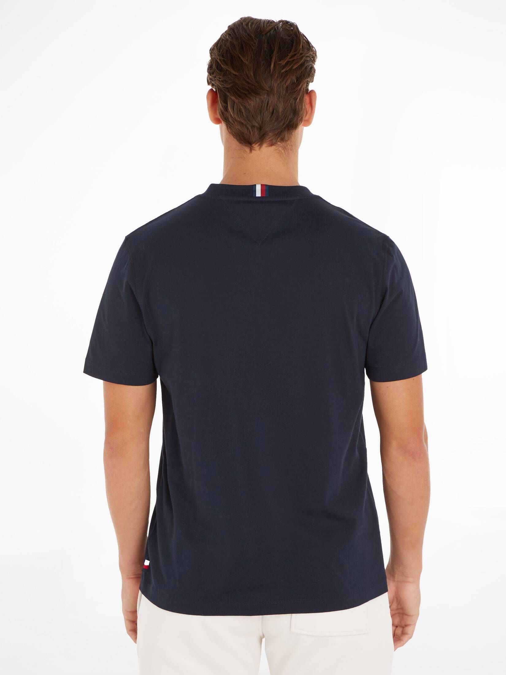 Tommy Hilfiger| Herren T-Shirt MONOTYPE SMALL CHEST PLACEMENT