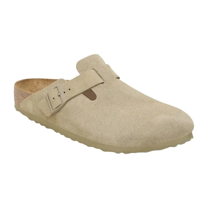 Birkenstock Boston Suède Slippers Senior