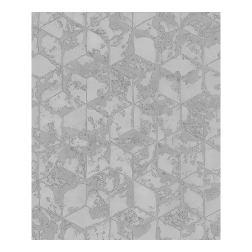 Dutch Wallcoverings - Reflets dessin grijs - 0,53x10,05m
