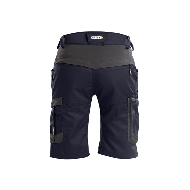 DASSY ® AXIS , SHORTS MED STRETCH Midnatsblå/grå