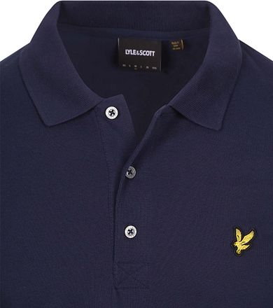 Lyle and Scott Longsleeve Polo Navy LP400VOG-Z99 kopen