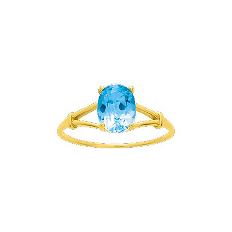 Bague Femme - topaze - Or 18 Carats