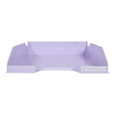 Exacompta Combo Midi - 4 Corbeilles à courrier - couleurs pastels glossy