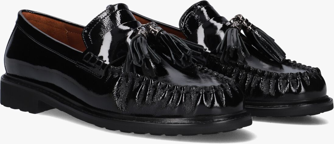 zwarte stefano lauran loafers pe2013