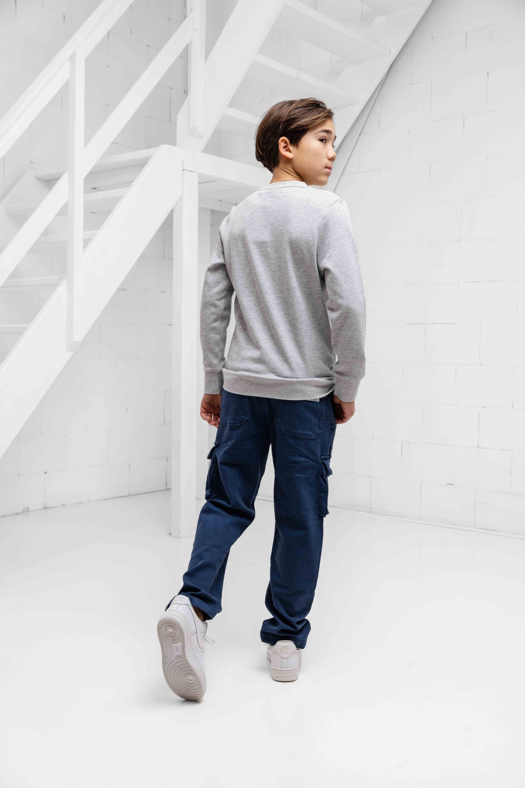 Vingino Claudio Loose Jeans Kids Donkerblauw
