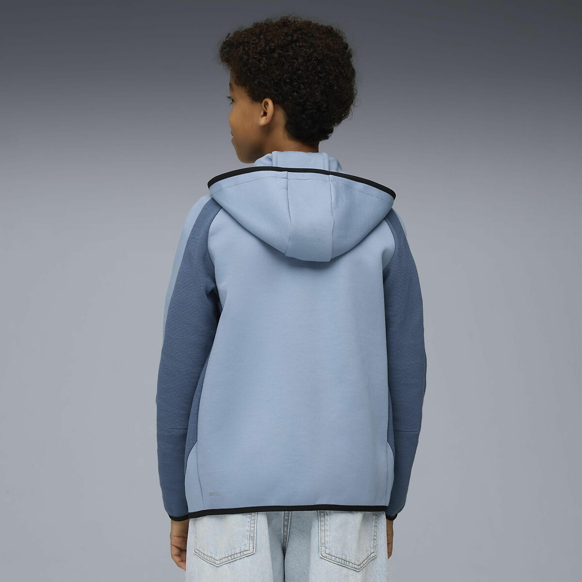 Suéter PUMA com zíper e listra Evostripe