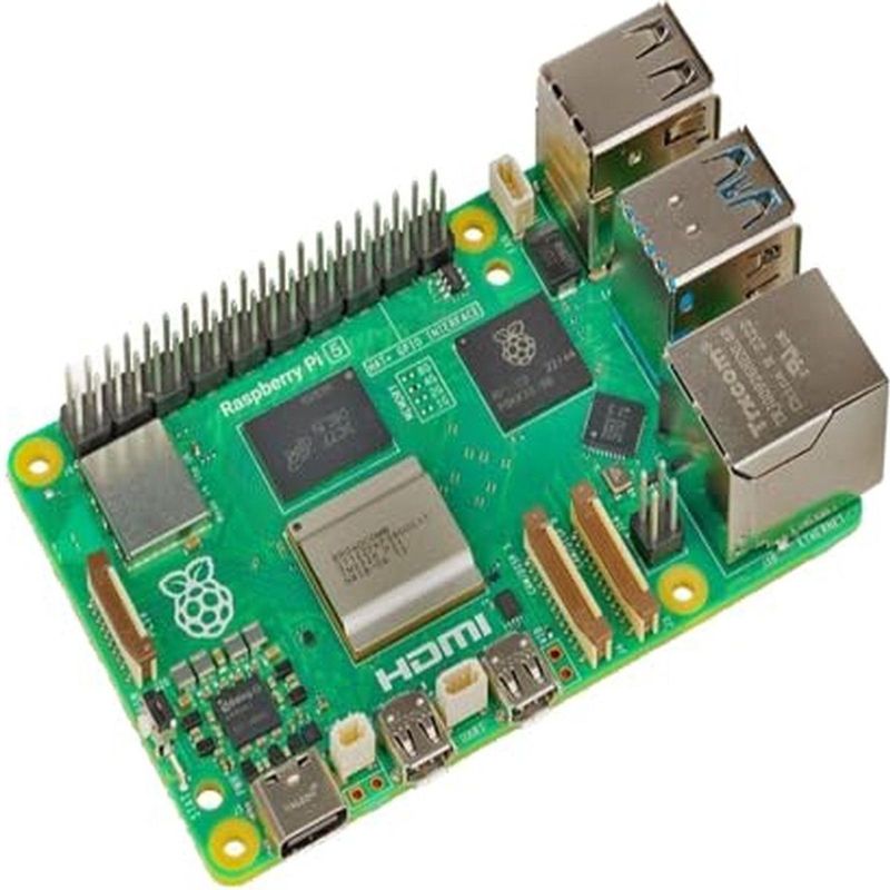 Raspberry Pi 5 - PC - Zwart - 2.4GHz Quad-Core - 64-Bit Arm Cortex-A76
