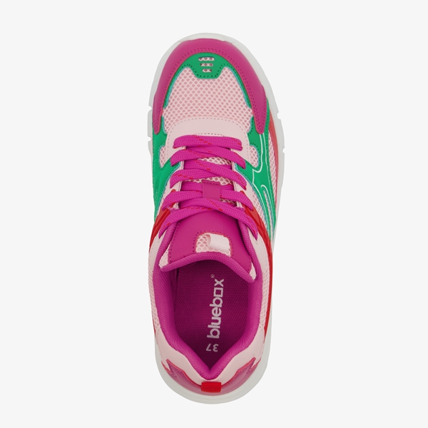 Blue Box dames dad sneakers roze groen