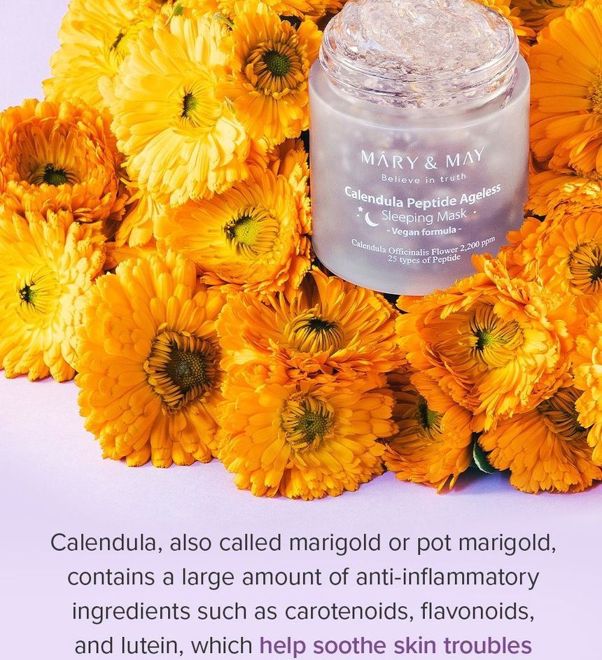Mary&May - Calendula Peptide Ageless Slaapmasker