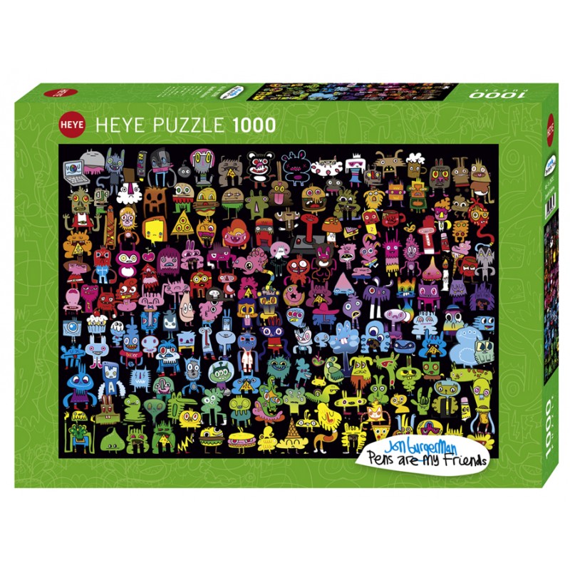 Puzzle 1000 pièces Doodle Rainbow