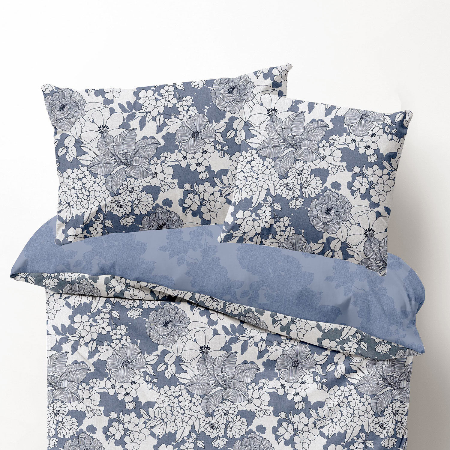 Bettwäsche mit Blumenprint