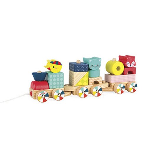 Train baby forest bois   Multicolore        de               Janod