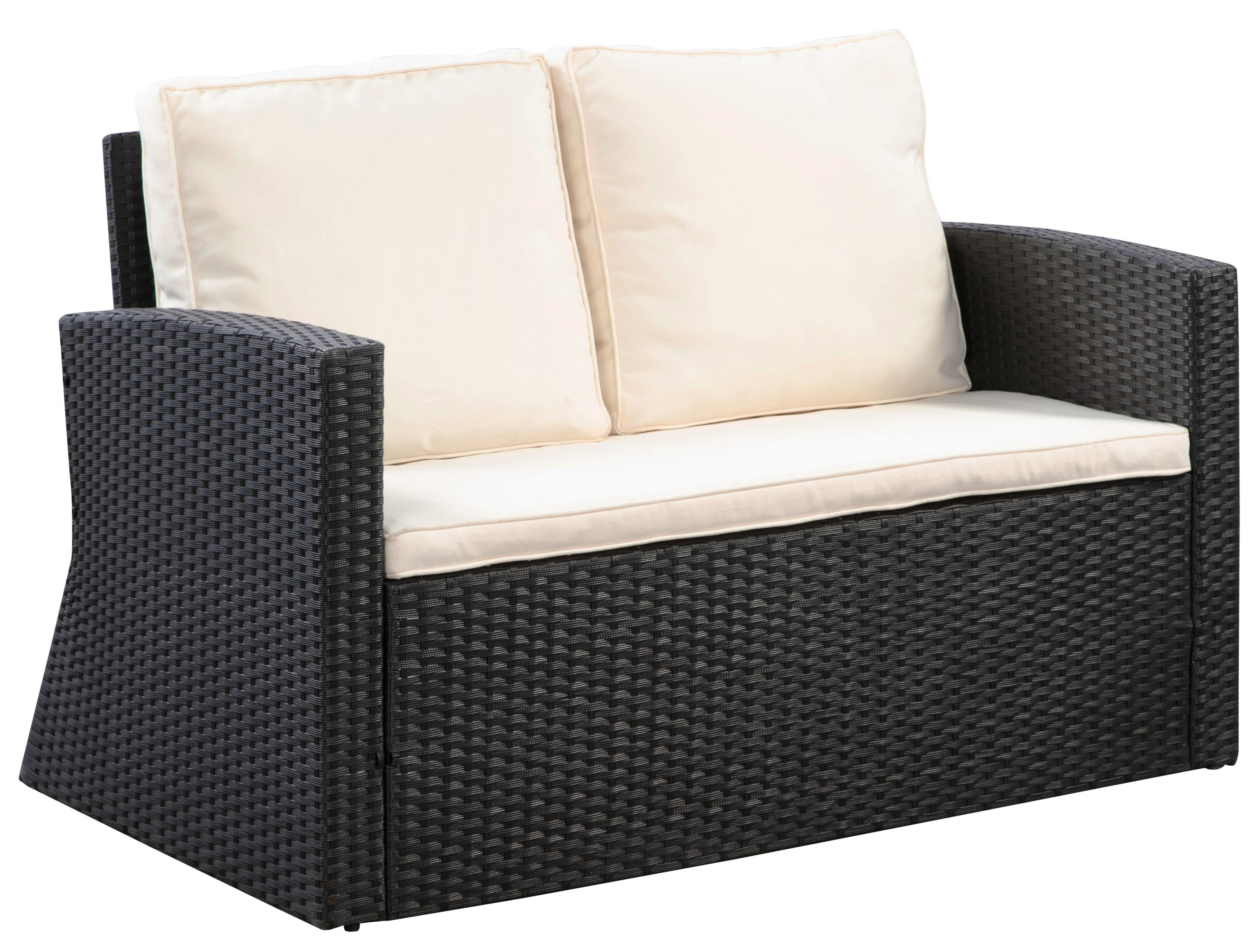 Gartenset SAVONA schwarz/beige