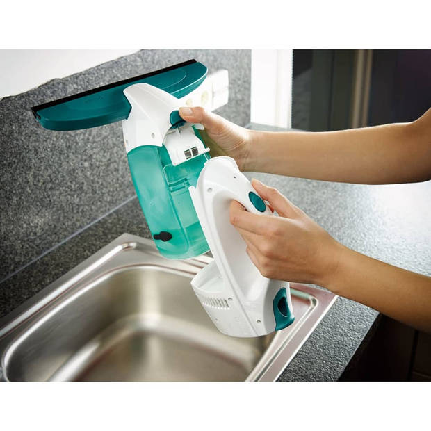 Leifheit Dry & Clean raamzuiger met inwasser en steel (43 cm) - Click System