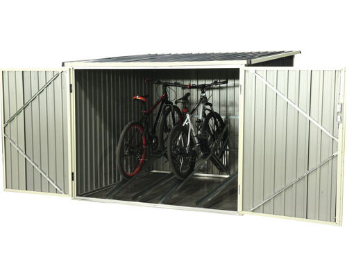 Fietsgarage, opbergbox WESTMANN incl. fietsstandaard 203 x 200 cm antraciet