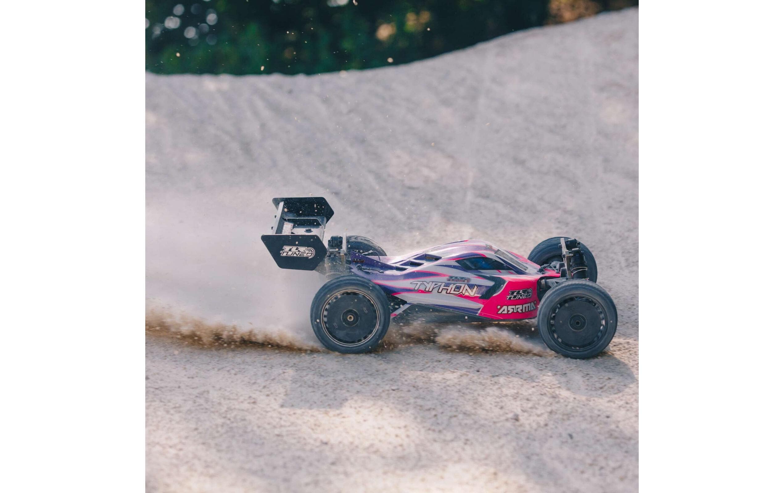 Buggy Typhoon TLR Tuned 4WD Roller, 1:8<br>4x4 Offroad Buggy in Roller Ausführung ohne Elektronik